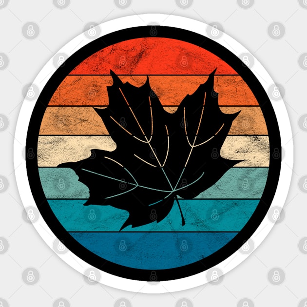 Vintage Maple Leaf Sticker by ChadPill